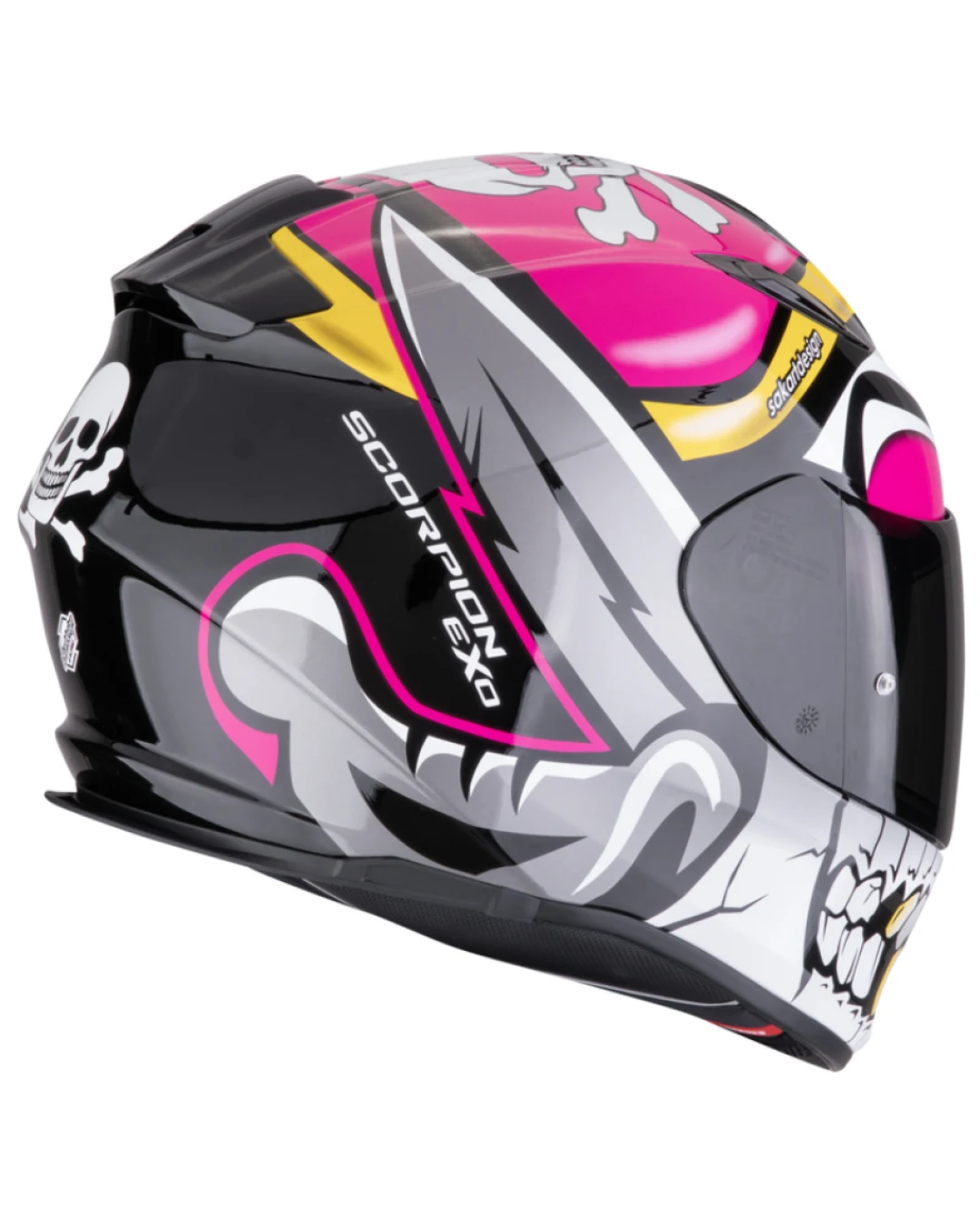 Каска SCORPION EXO-491 PIRATE Pink