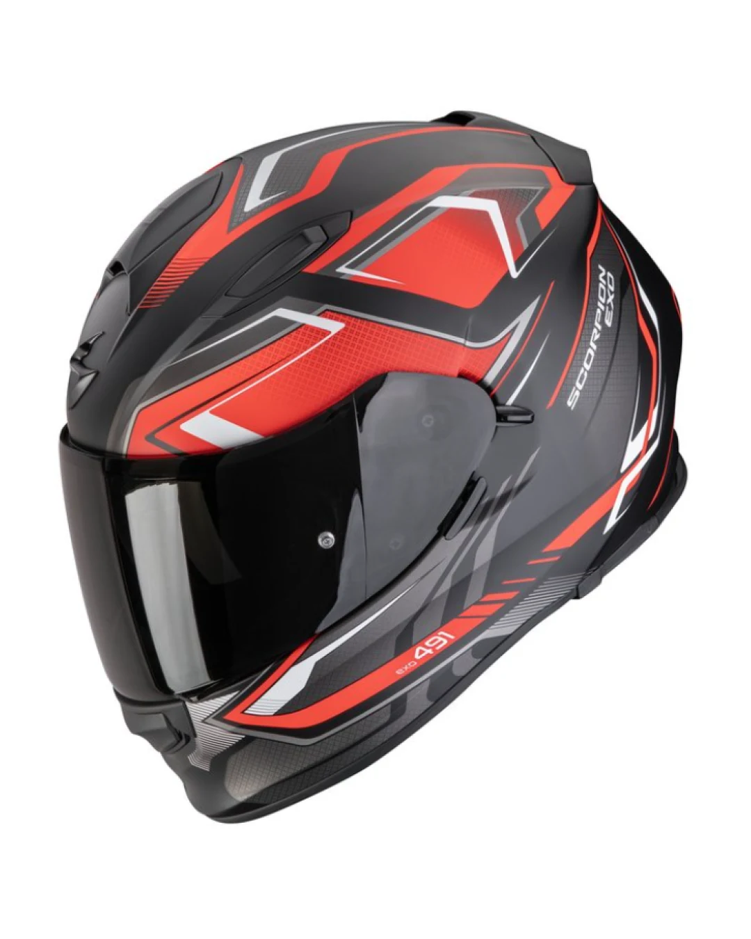 Каска SCORPION EXO-491 ZUMO Matt Black-Red