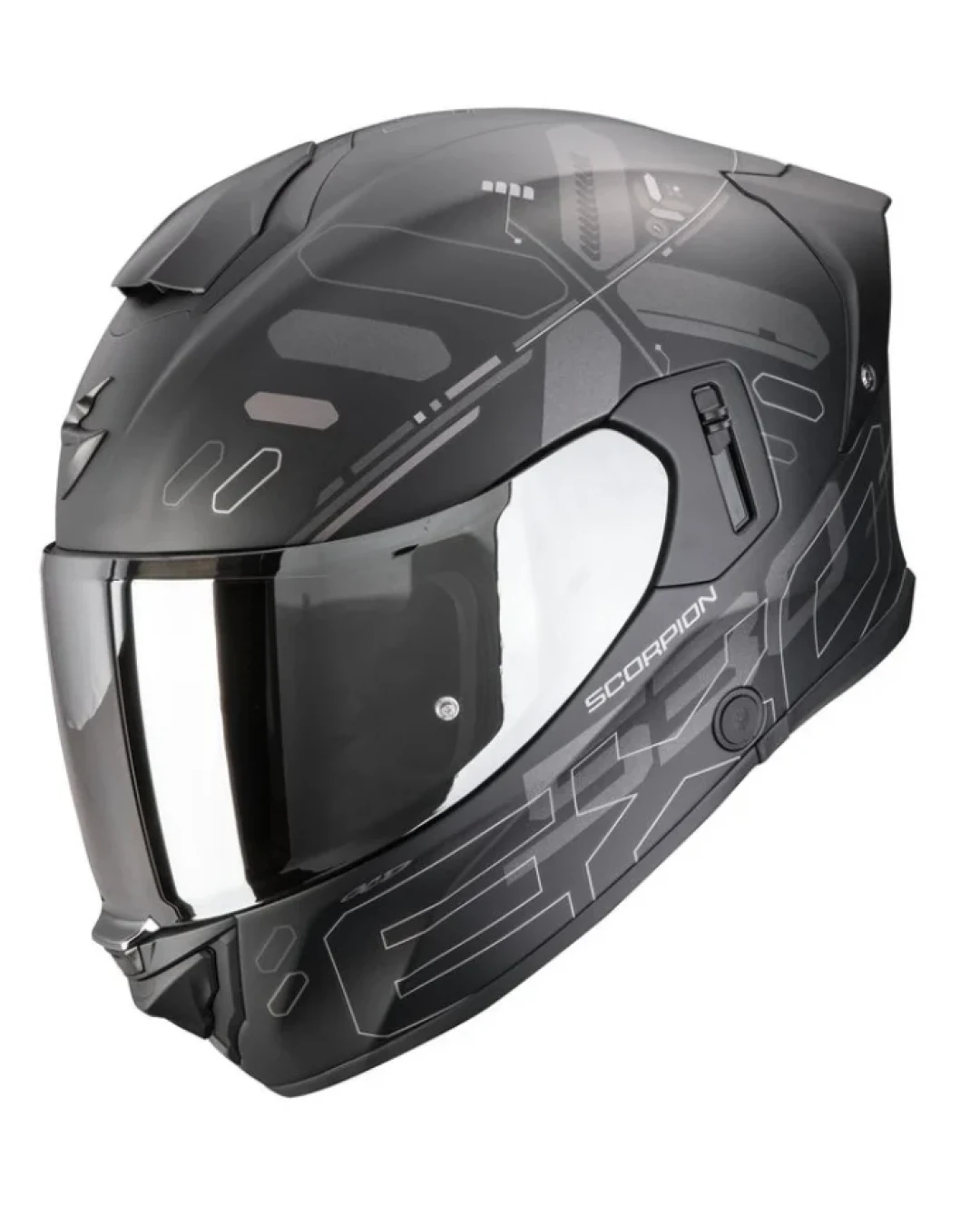 Каска SCORPION EXO-530 AIR FOND Matt Black-Silver
