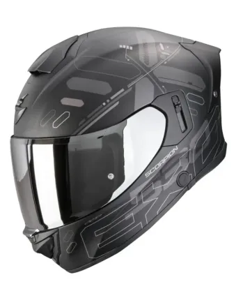 Каска SCORPION EXO-530 AIR FOND Matt Black-Silver