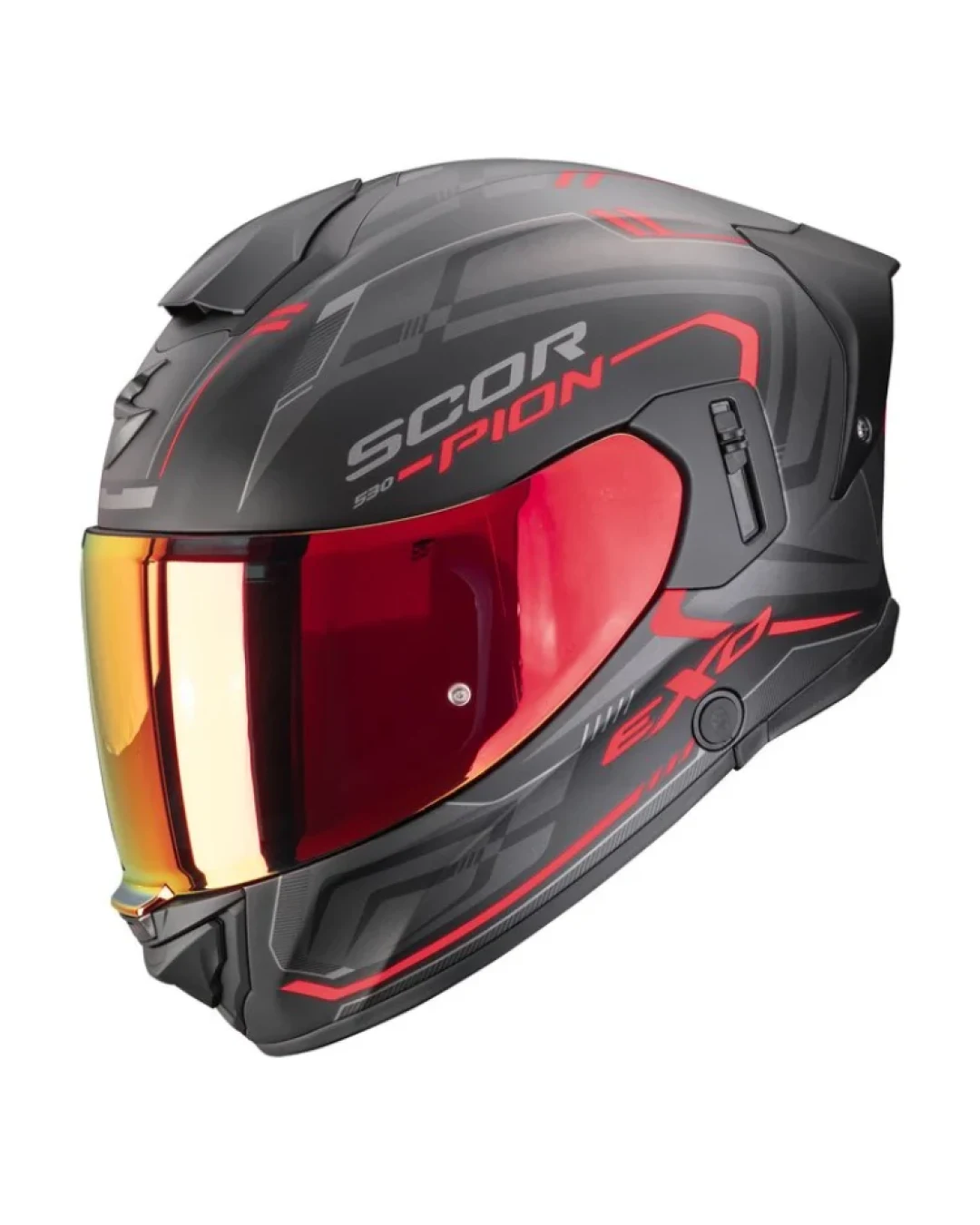 Каска SCORPION EXO-530 AIR SLOPE Matt Black-Red