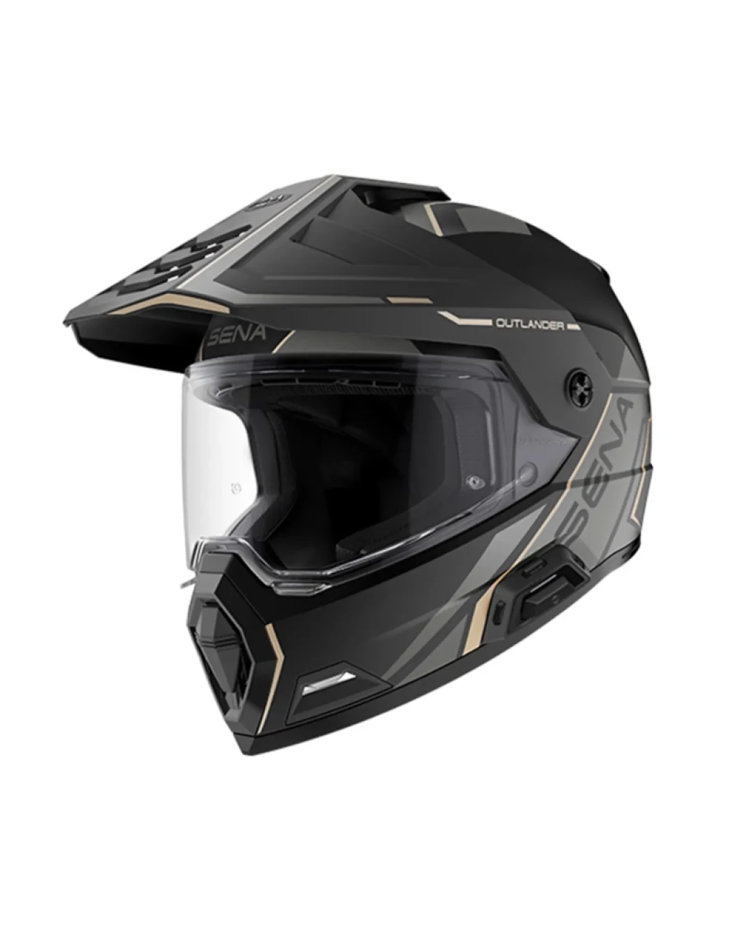 Каска SENA Outlander Flat Black