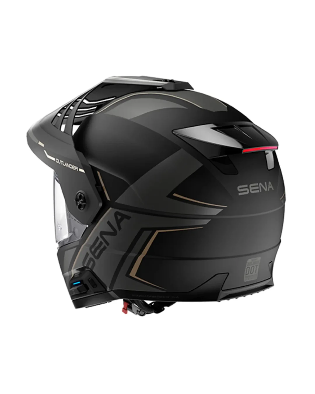 Каска SENA Outlander Flat Black