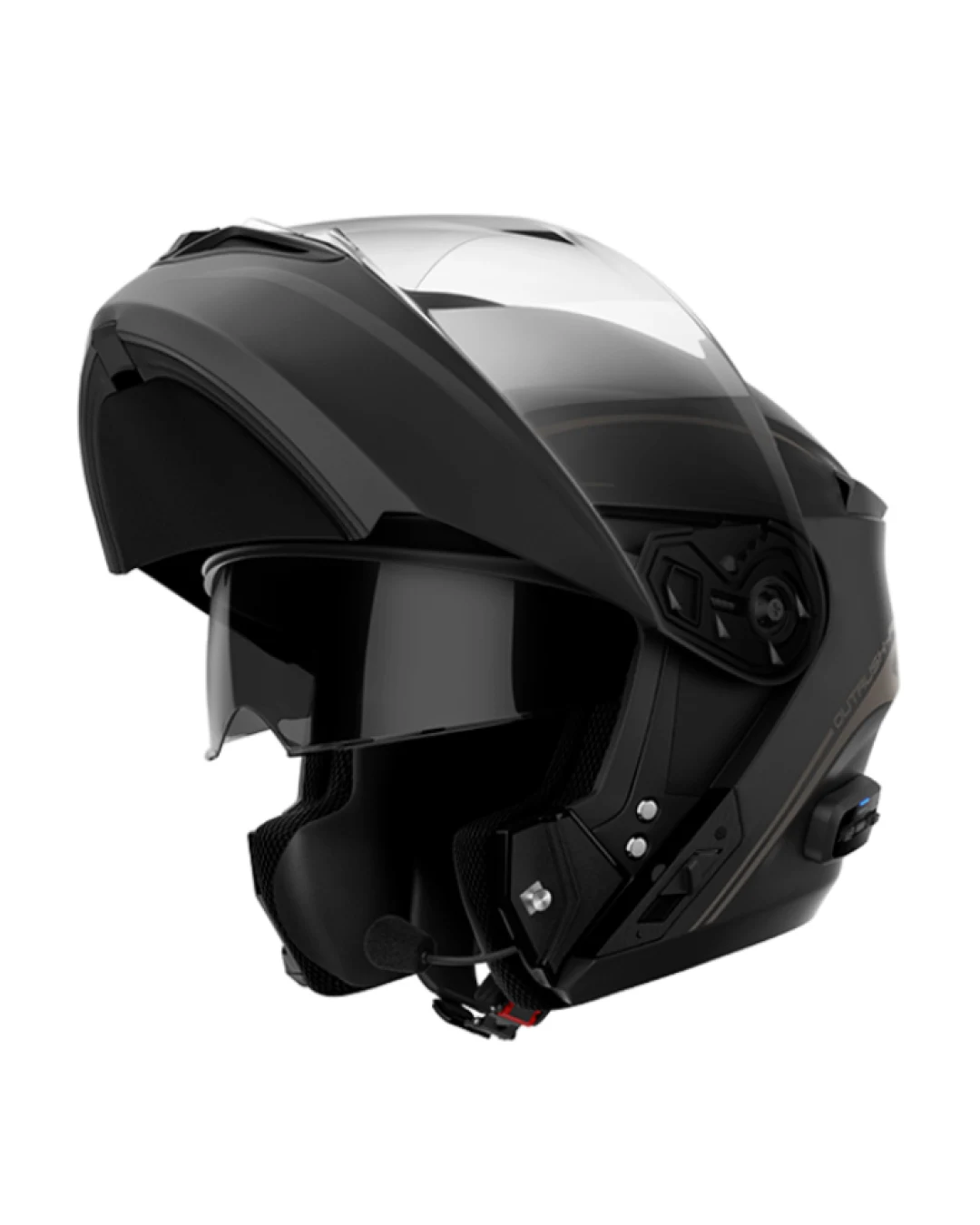 Каска SENA OutRush 2 Flip-up Mesh Flat Black