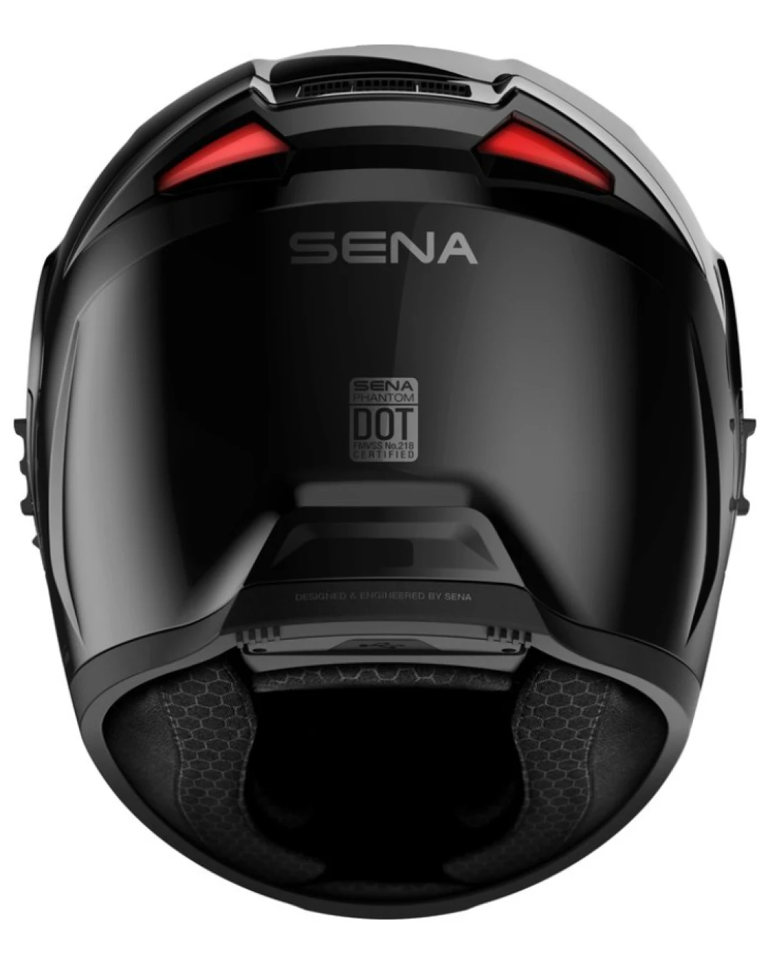 Каска SENA PHANTOM MESH GLOSSY BLACK