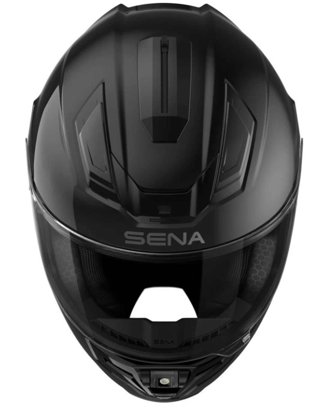Каска SENA PHANTOM MESH GLOSSY BLACK