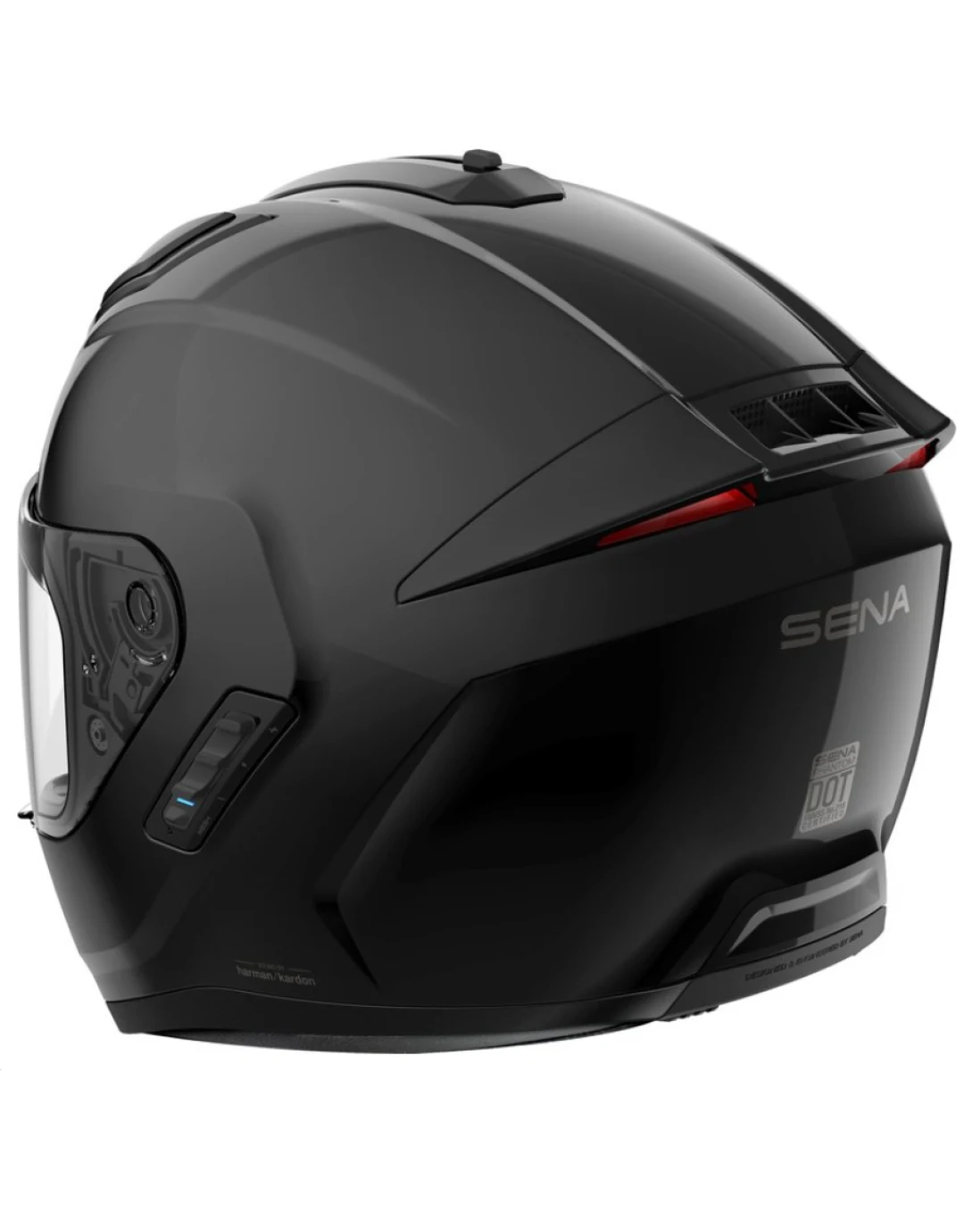 Каска SENA PHANTOM MESH GLOSSY BLACK