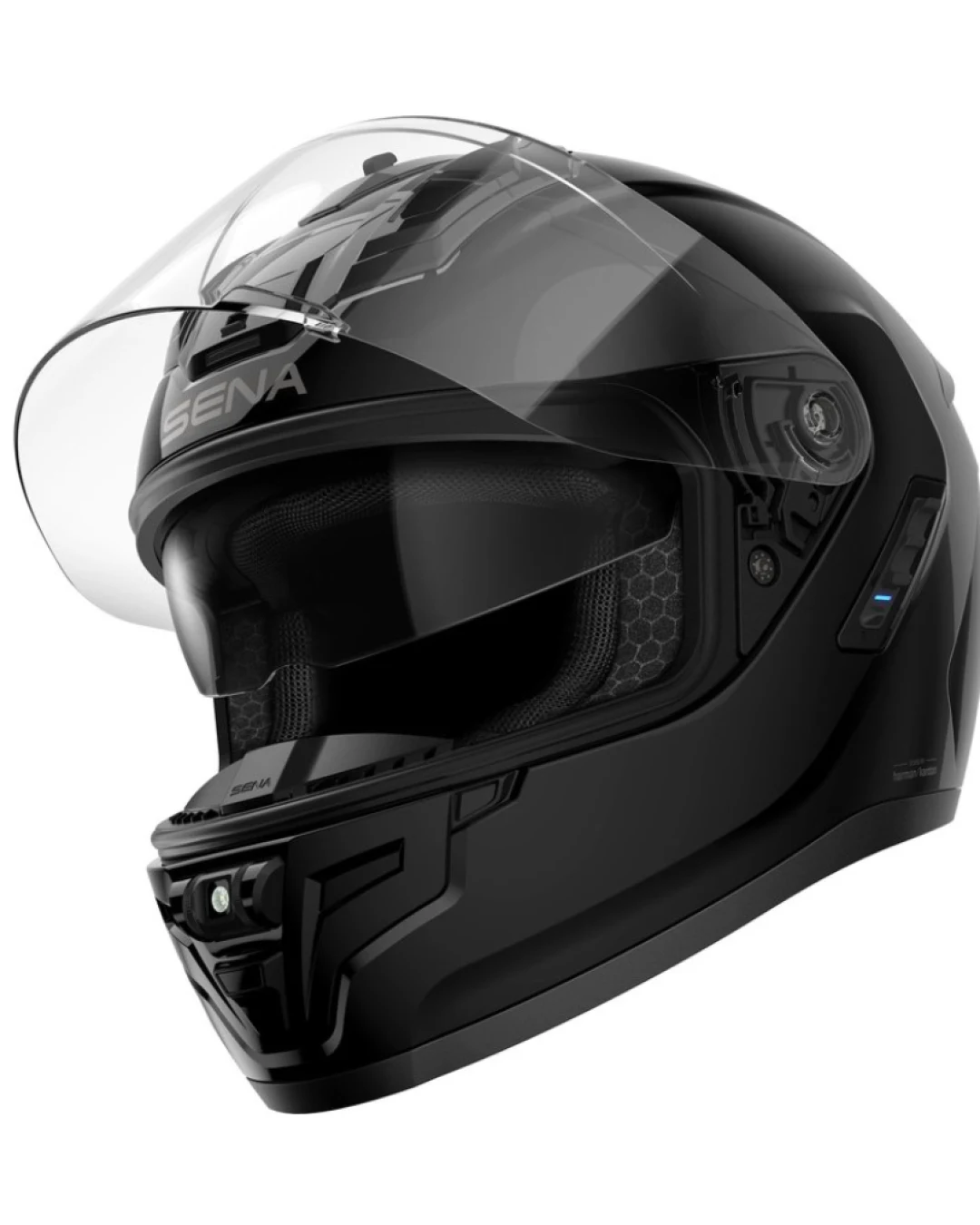 Каска SENA PHANTOM MESH GLOSSY BLACK