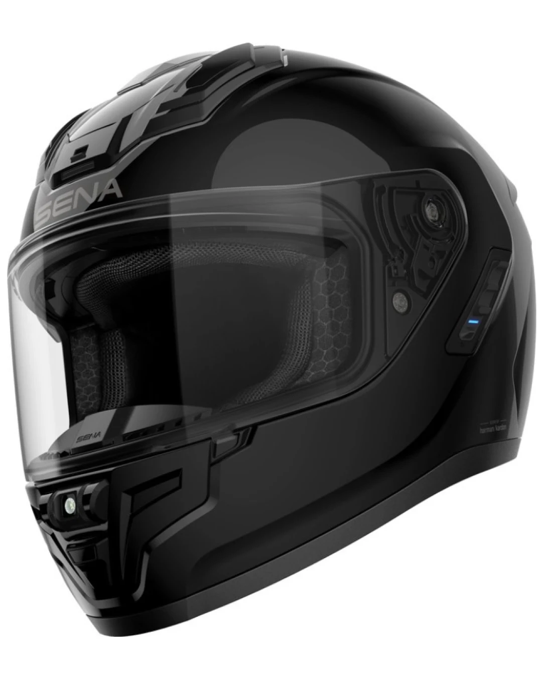Каска SENA PHANTOM MESH GLOSSY BLACK