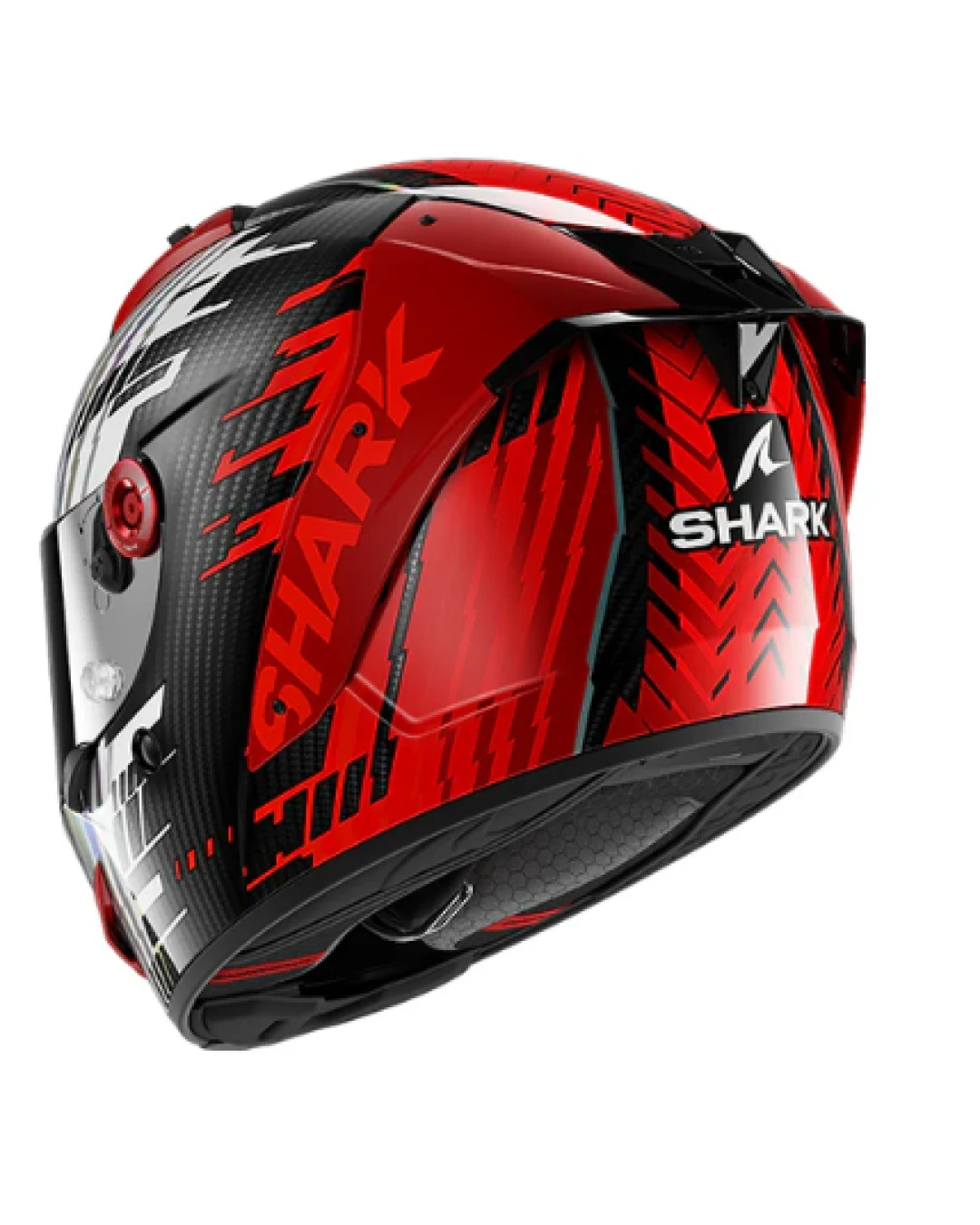 Каска SHARK AERON EDGY BLACK/RED/SILVER