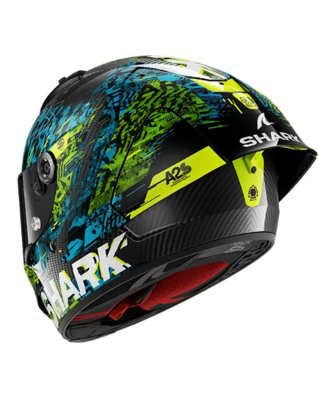 Каска SHARK AERON-GP FIM RACING SPEED-FANCY  BLACK/BLUE/GREEN