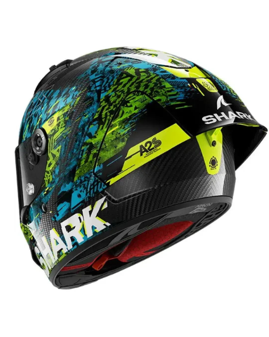 Каска SHARK AERON-GP FIM RACING SPEED-FANCY  BLACK/BLUE/GREEN
