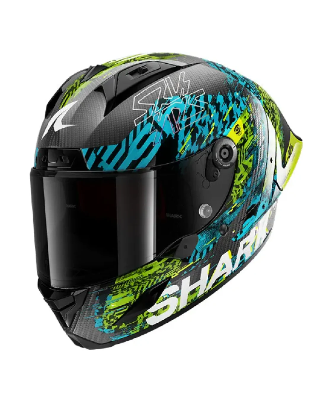 Каска SHARK AERON-GP FIM RACING SPEED-FANCY  BLACK/BLUE/GREEN