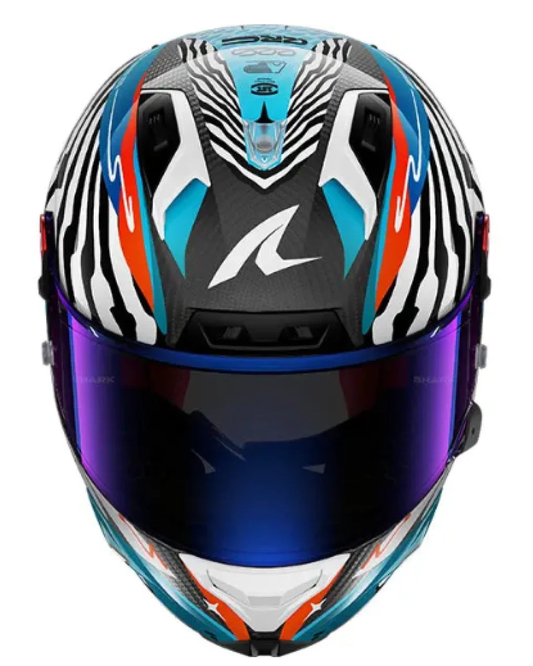 Каска SHARK AERON-GP FIM RACING SPEED-FANCY  BLACK/WHITE/ORANGE