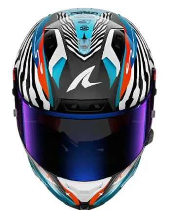Каска SHARK AERON-GP FIM RACING SPEED-FANCY  BLACK/WHITE/ORANGE