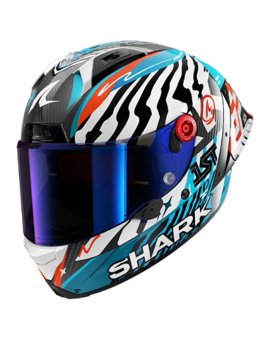 Каска SHARK AERON-GP FIM RACING SPEED-FANCY  BLACK/WHITE/ORANGE