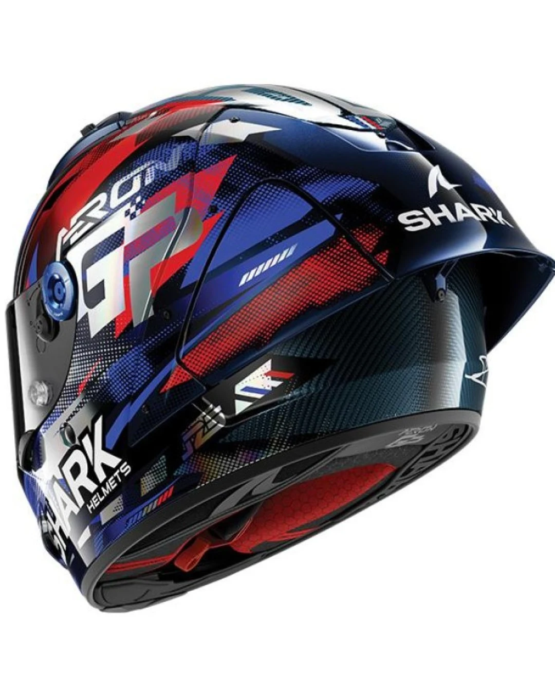 Каска SHARK Aeron-GP FIM Zarco Victory Blue Red Black