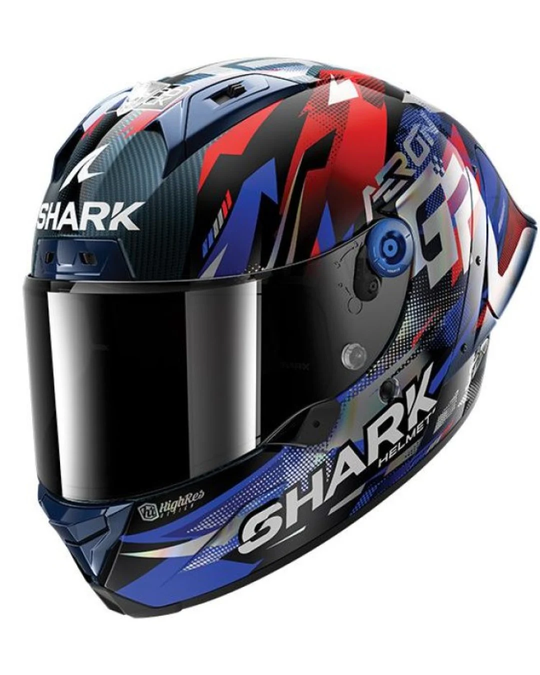 Каска SHARK Aeron-GP FIM Zarco Victory Blue Red Black