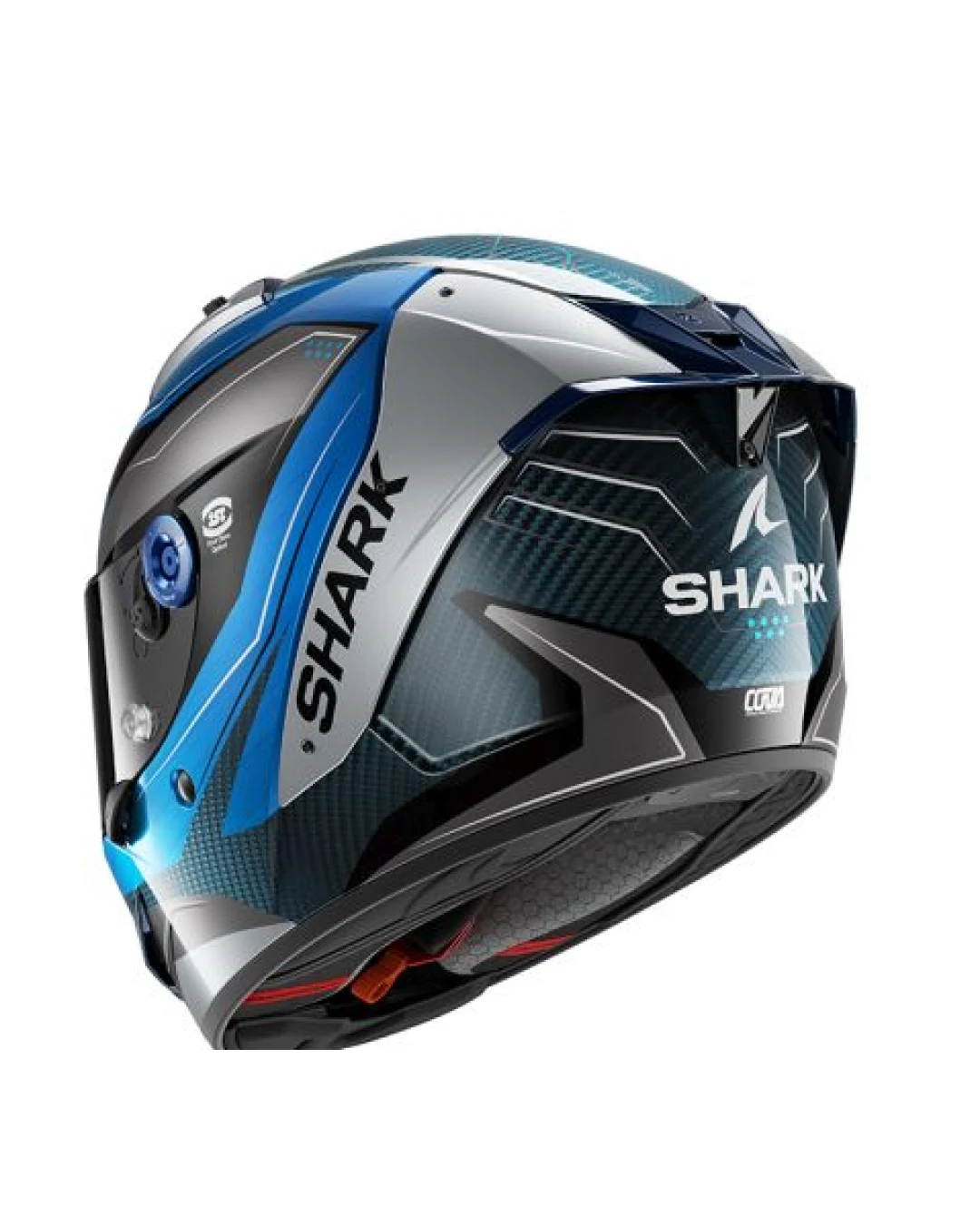 Каска SHARK AERON MEKARIUM BLUE/WHITE