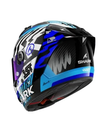 Каска SHARK AERON SPEED-FANCY MAT BLACK/BLUE/PURPLE