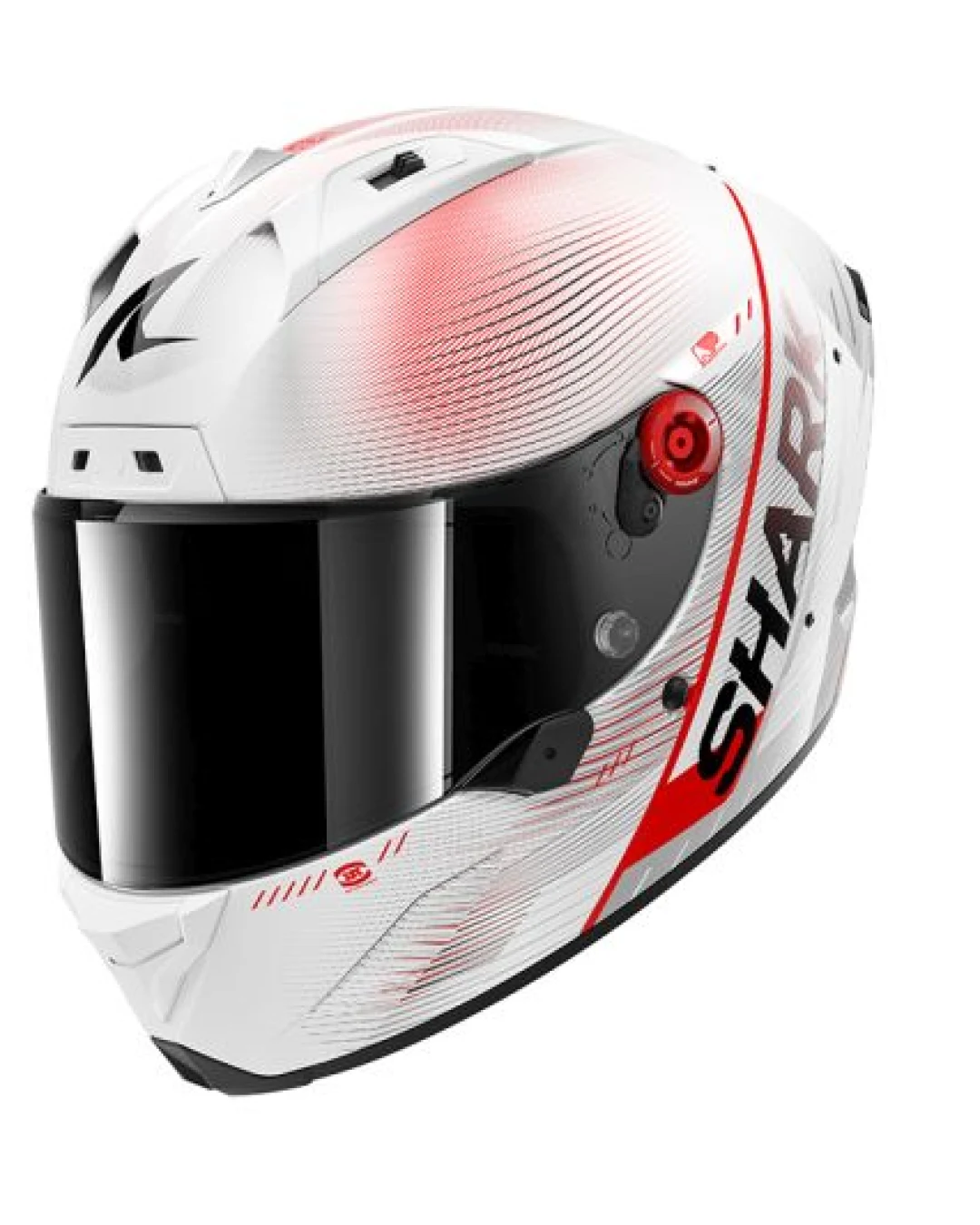 Каска SHARK AERON SPEED-TECH RED/WHITE