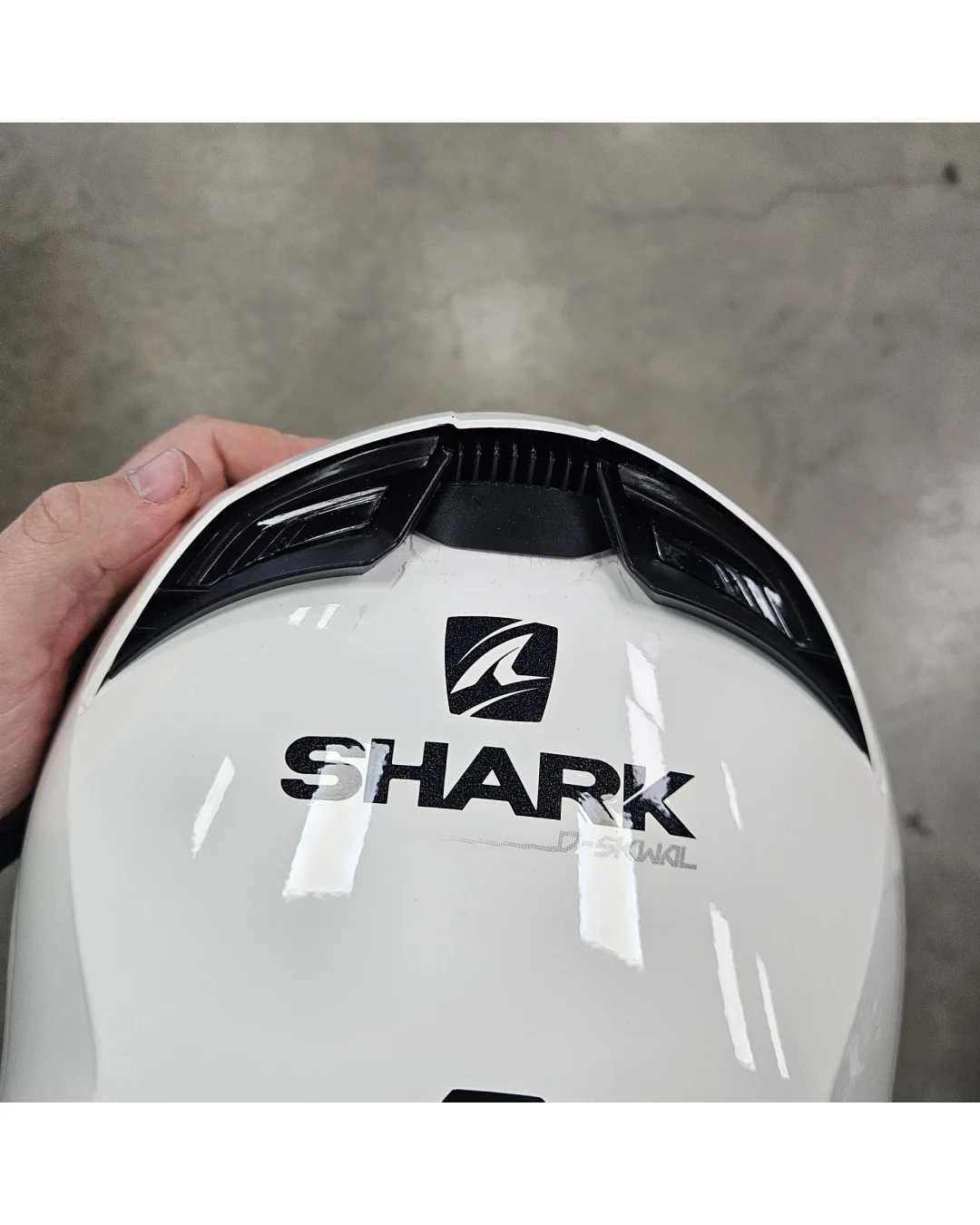 Каска SHARK D-SKWAL 2 BLANK WHITE AZUR ZH16708356