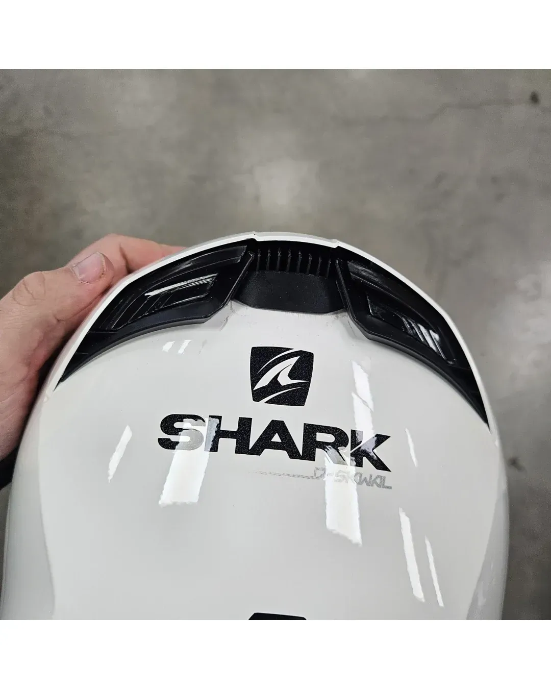 Каска SHARK D-SKWAL 2 BLANK WHITE AZUR ZH16708356
