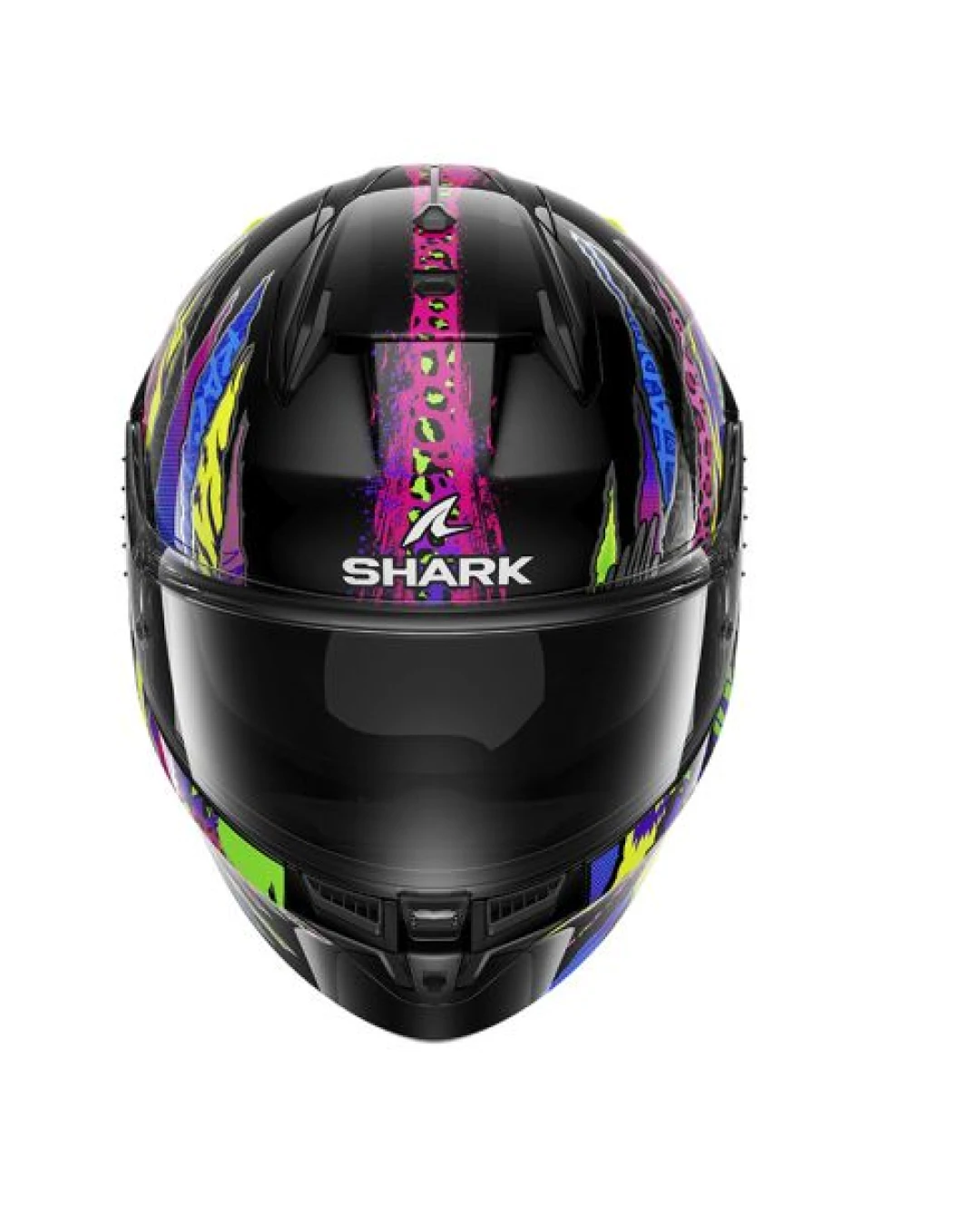 Каска SHARK D-SKWAL 3 FAWN BLACK/PURPLE/YELLOW