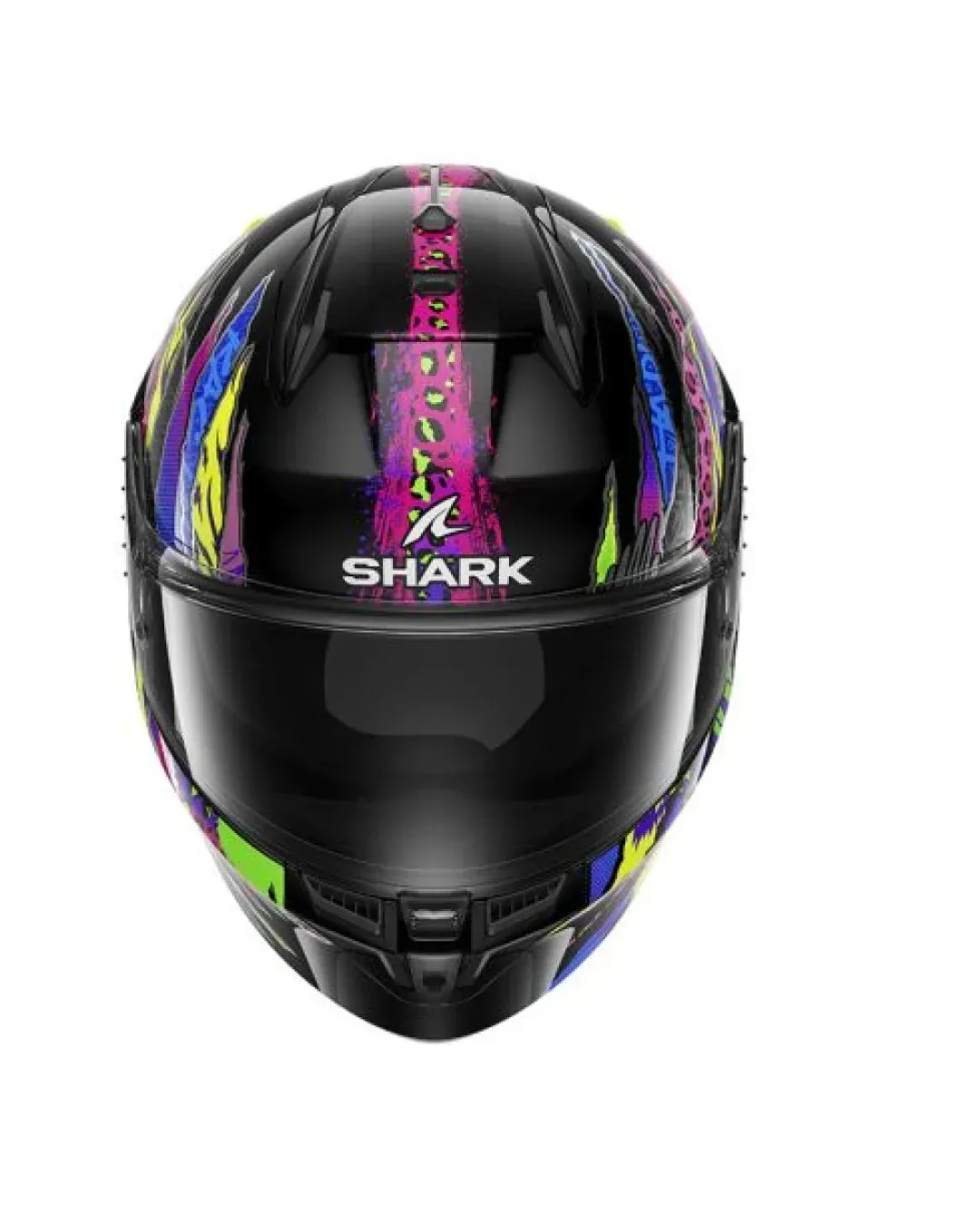 Каска SHARK D-SKWAL 3 FAWN BLACK/PURPLE/YELLOW