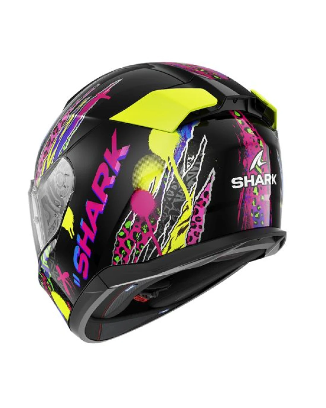 Каска SHARK D-SKWAL 3 FAWN BLACK/PURPLE/YELLOW