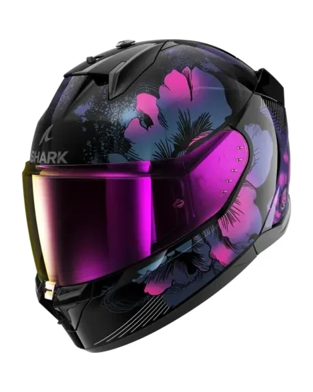 Каска SHARK D-SKWAL 3 LADY MAYFER GLOSS BLACK/VIOLET