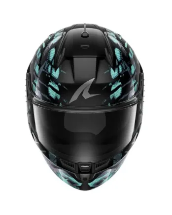 Каска SHARK D-SKWAL 3 REPTAIA BLACK/BLUE/PURPLE
