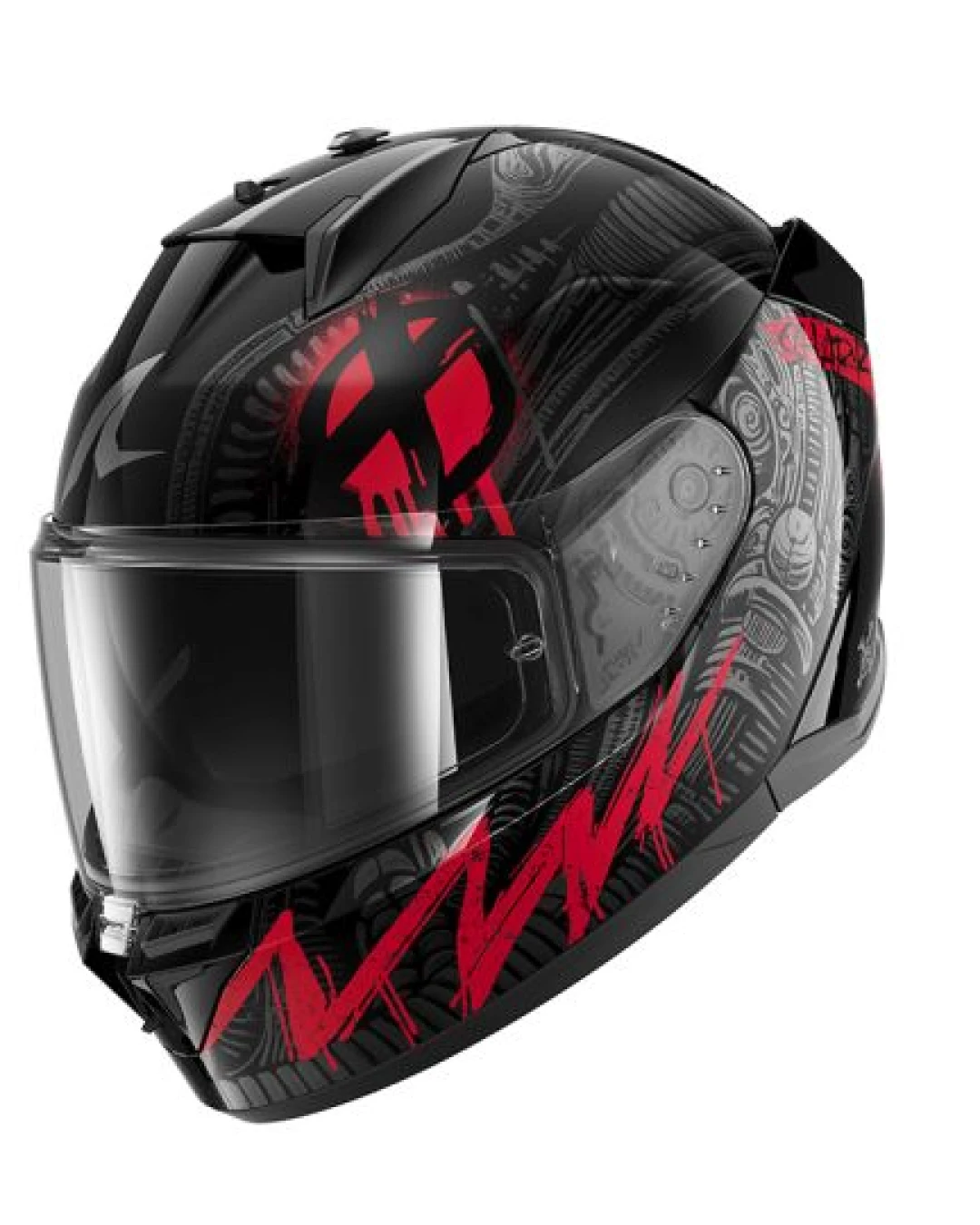 Каска SHARK D-SKWAL 3 SHIEVER BLACK/GREY/RED