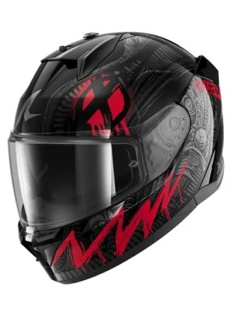 Каска SHARK D-SKWAL 3 SHIEVER BLACK/GREY/RED