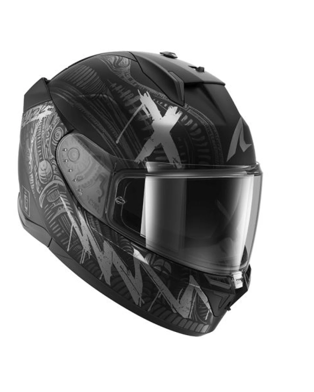 Каска SHARK D-SKWAL 3 SHIEVER MAT BLACK/GREY