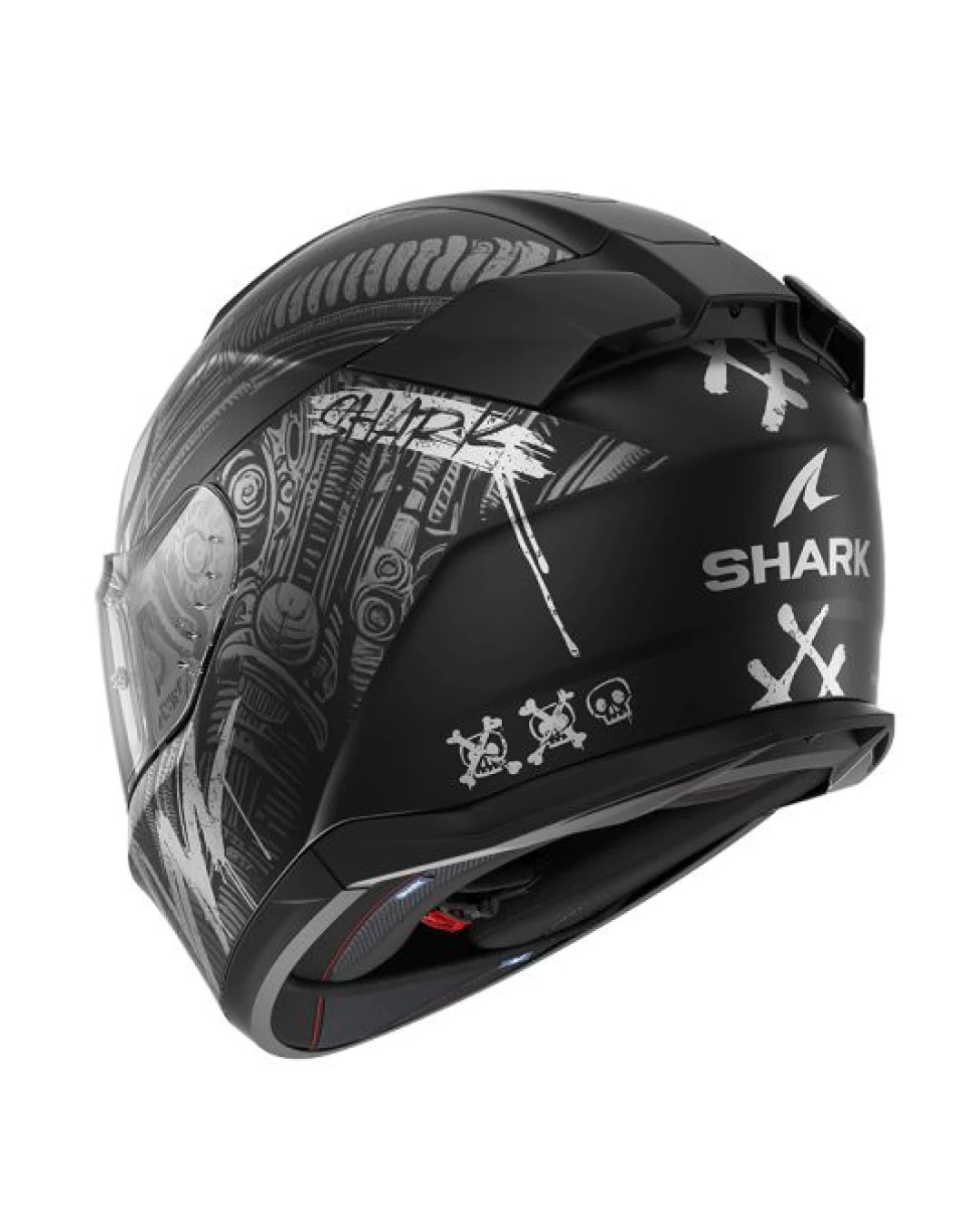 Каска SHARK D-SKWAL 3 SHIEVER MAT BLACK/GREY