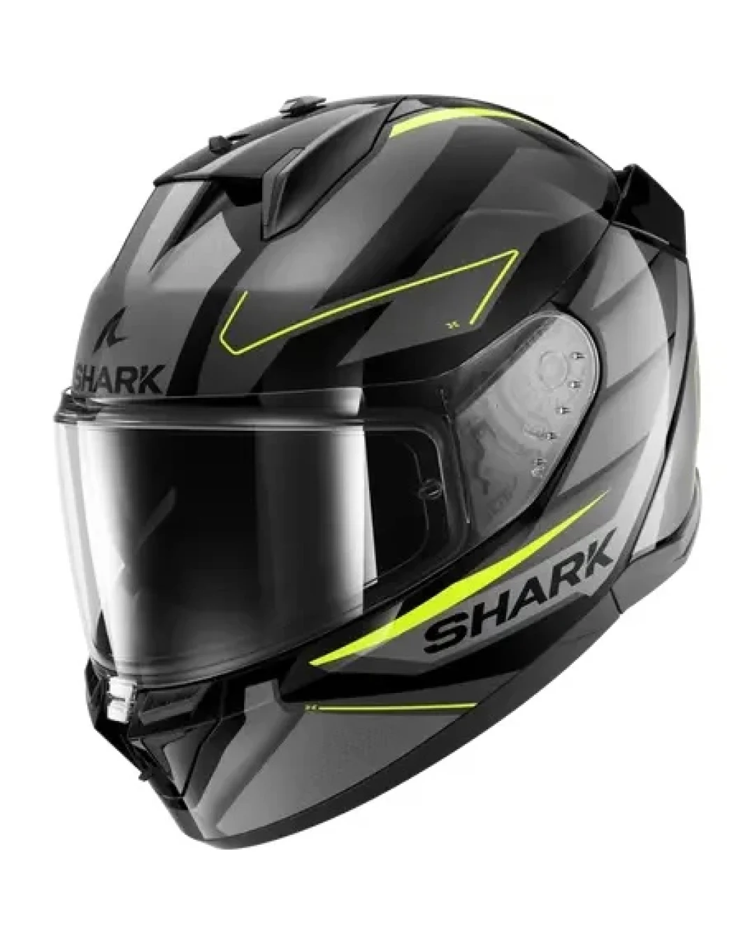 Каска SHARK D-SKWAL 3 SIZLER GLOSS BLACK/GREY/YELLOW FLUO