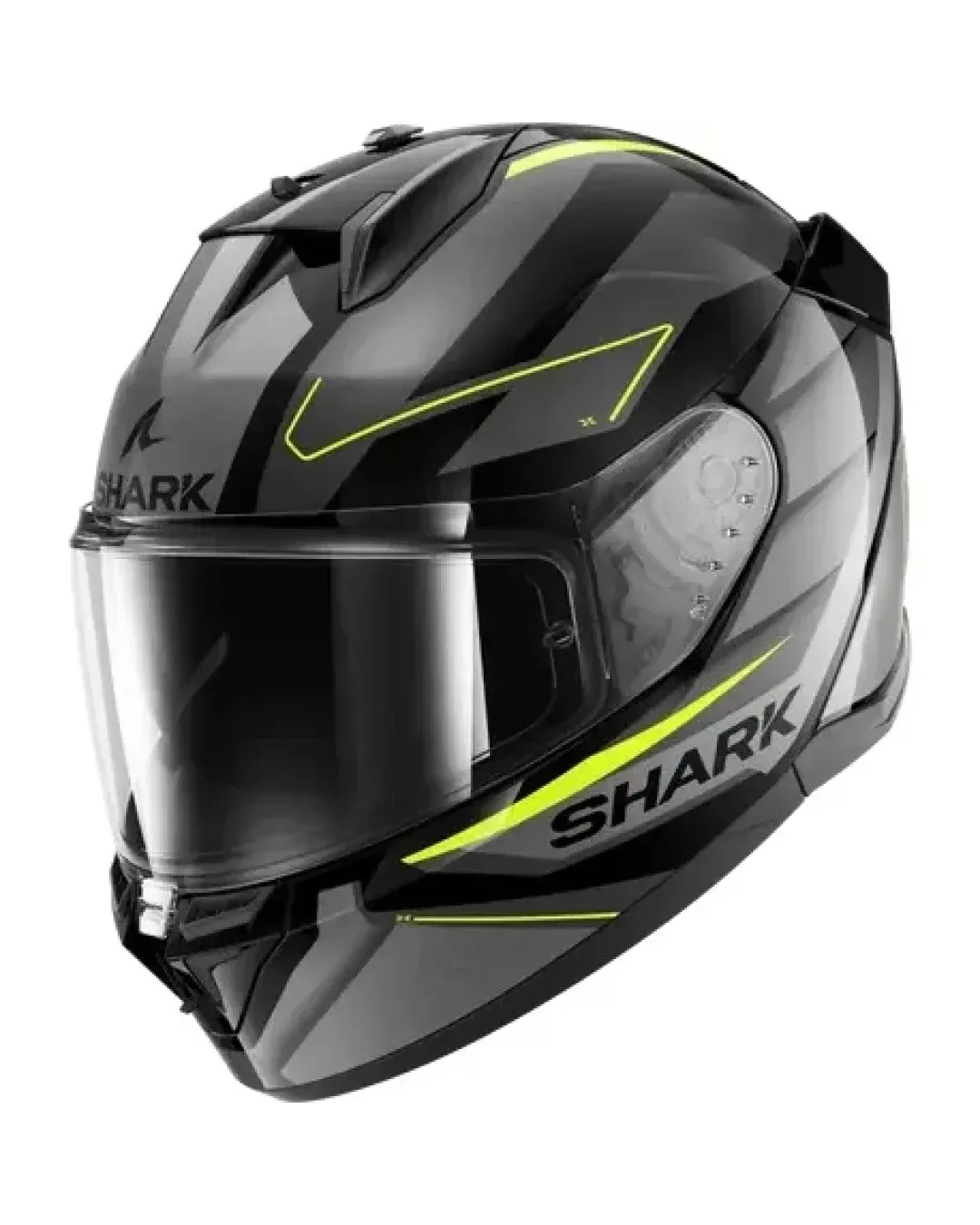 Каска SHARK D-SKWAL 3 SIZLER GLOSS BLACK/GREY/YELLOW FLUO