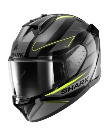 Каска SHARK D-SKWAL 3 SIZLER GLOSS BLACK/GREY/YELLOW FLUO