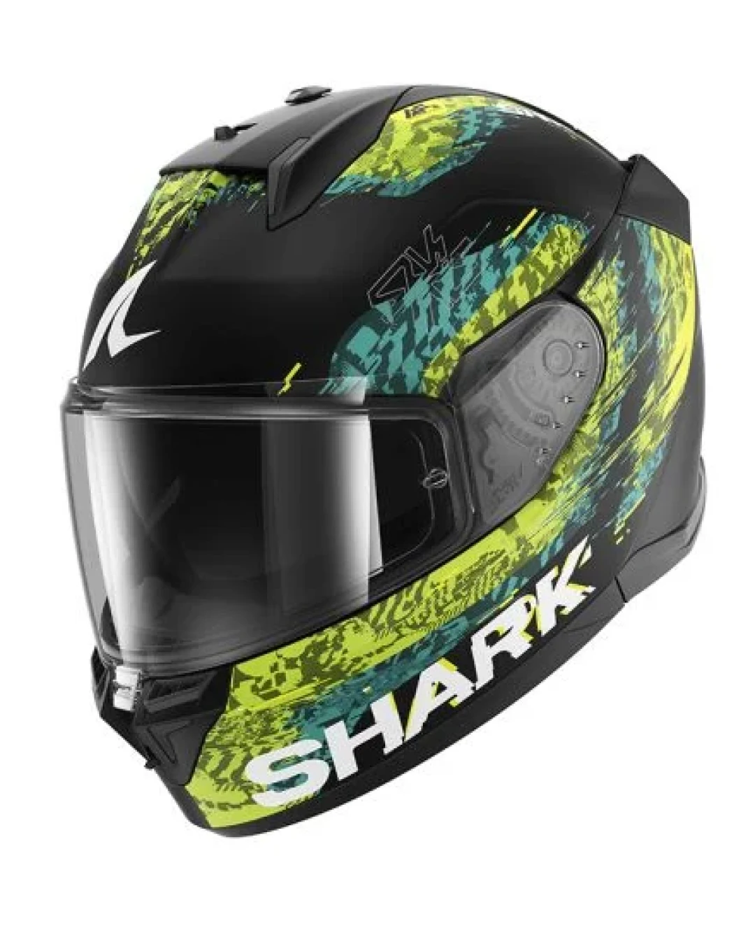 Каска SHARK D-SKWAL 3 SPEED-VIB BLACK/BLUE/YELLOW