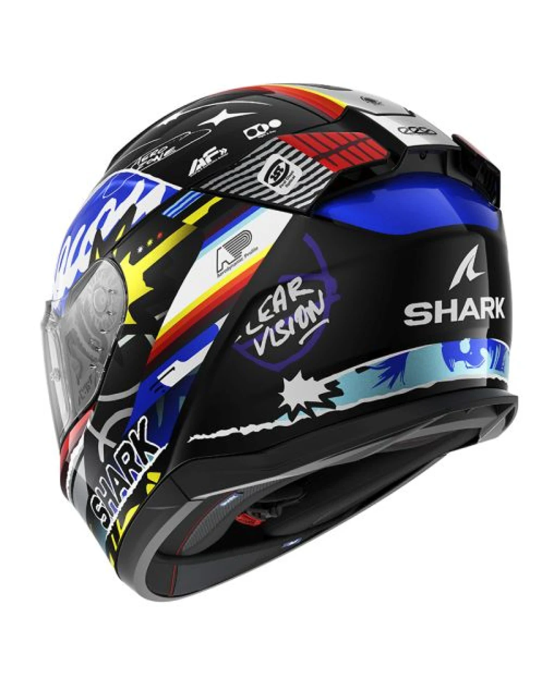 Каска SHARK D-SKWAL 3 STREETRUSH BLACK/BLUE/RED/WHITE