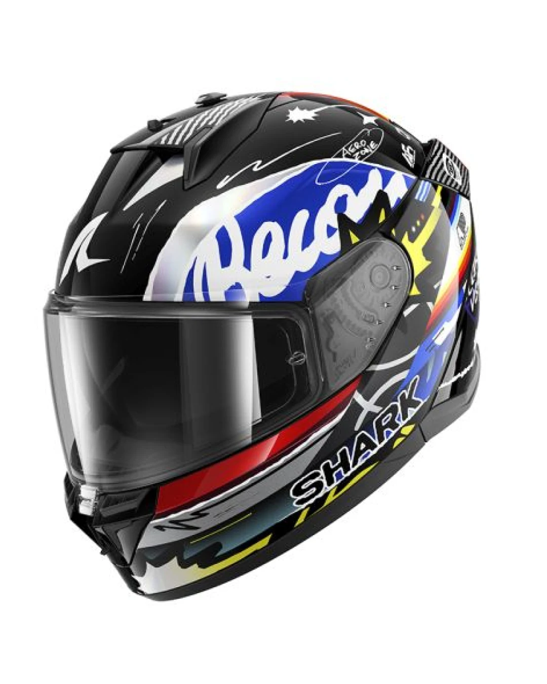 Каска SHARK D-SKWAL 3 STREETRUSH BLACK/BLUE/RED/WHITE