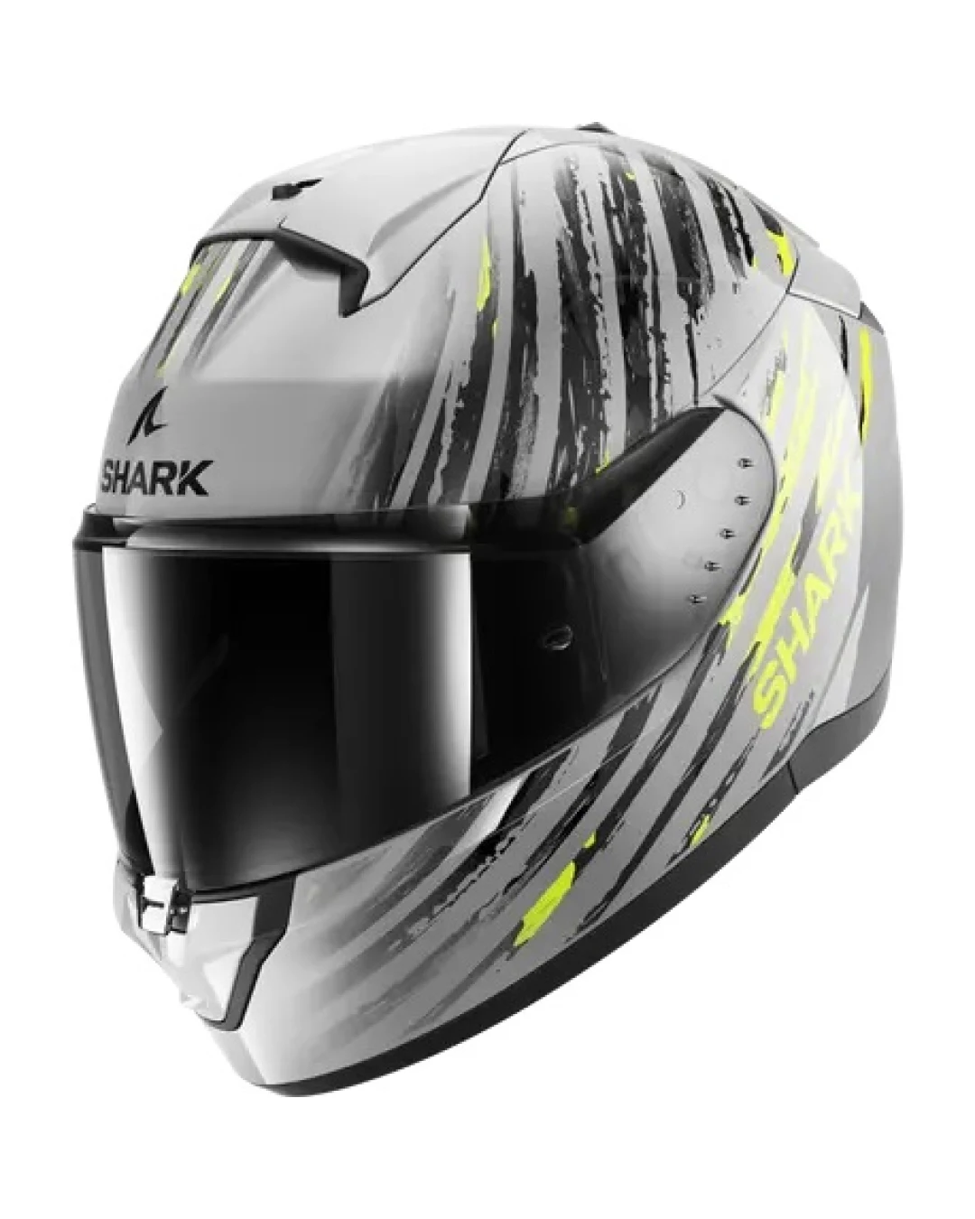 Каска SHARK RIDILL 2 ASSYA GLOSS GREY/BLACK/YELLOW FLUO