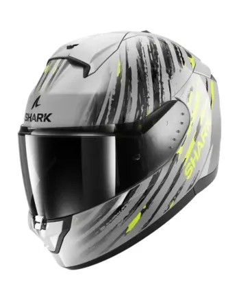Каска SHARK RIDILL 2 ASSYA GLOSS GREY/BLACK/YELLOW FLUO