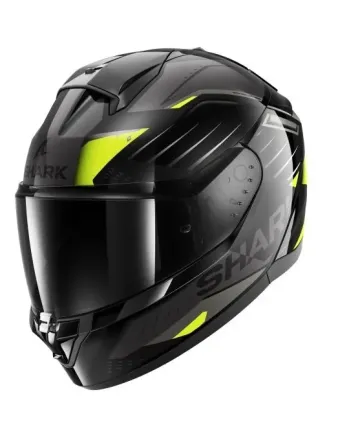 Каска SHARK RIDILL 2 BERSEK BLACK/GREY/YELLOW FLUO