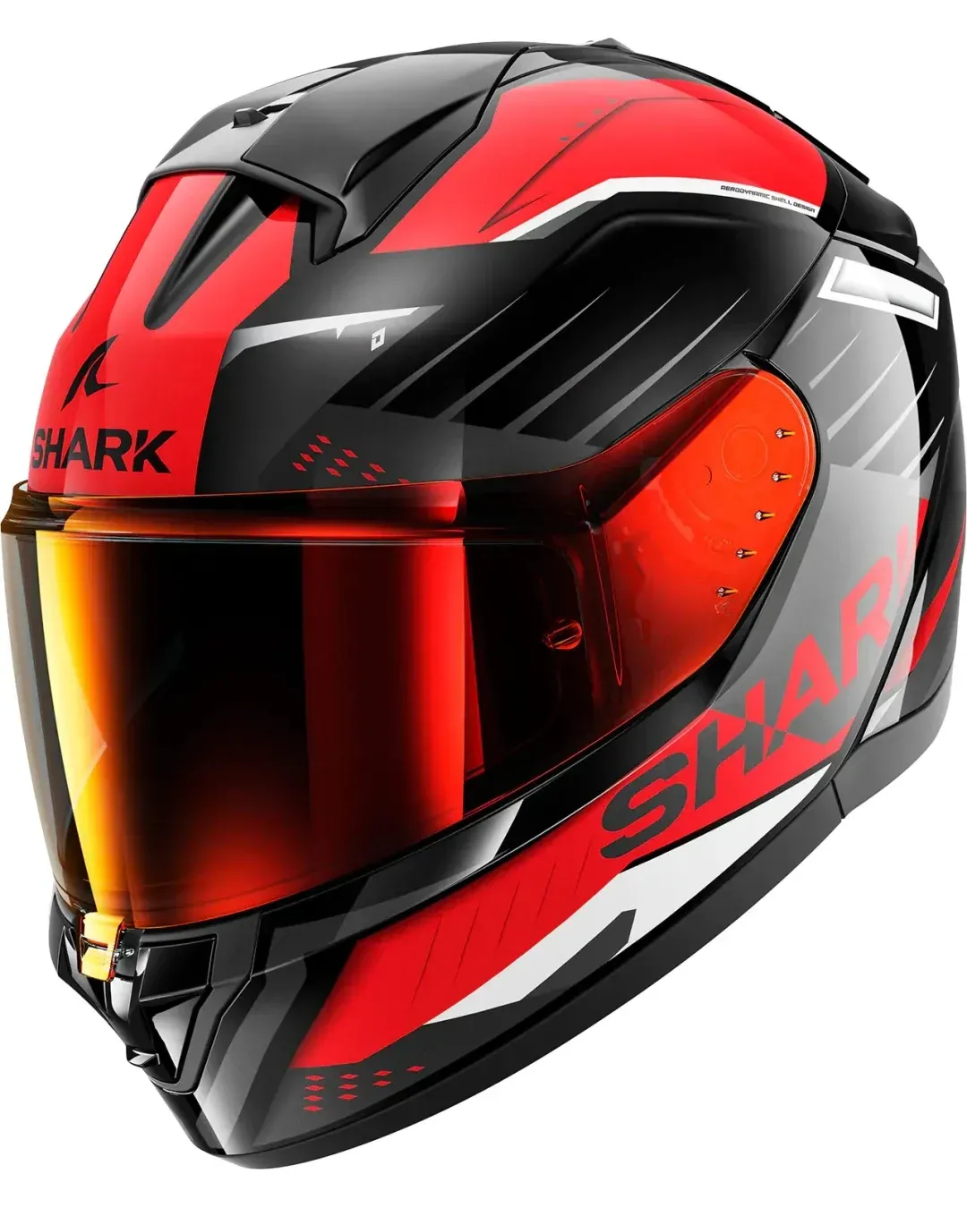 Каска SHARK RIDILL 2 BERSEK BLACK/WHITE/RED