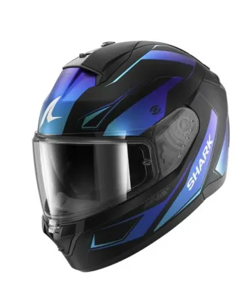 Каска SHARK RIDILL 2 MEKARIUM MAT BLACK/BLUE