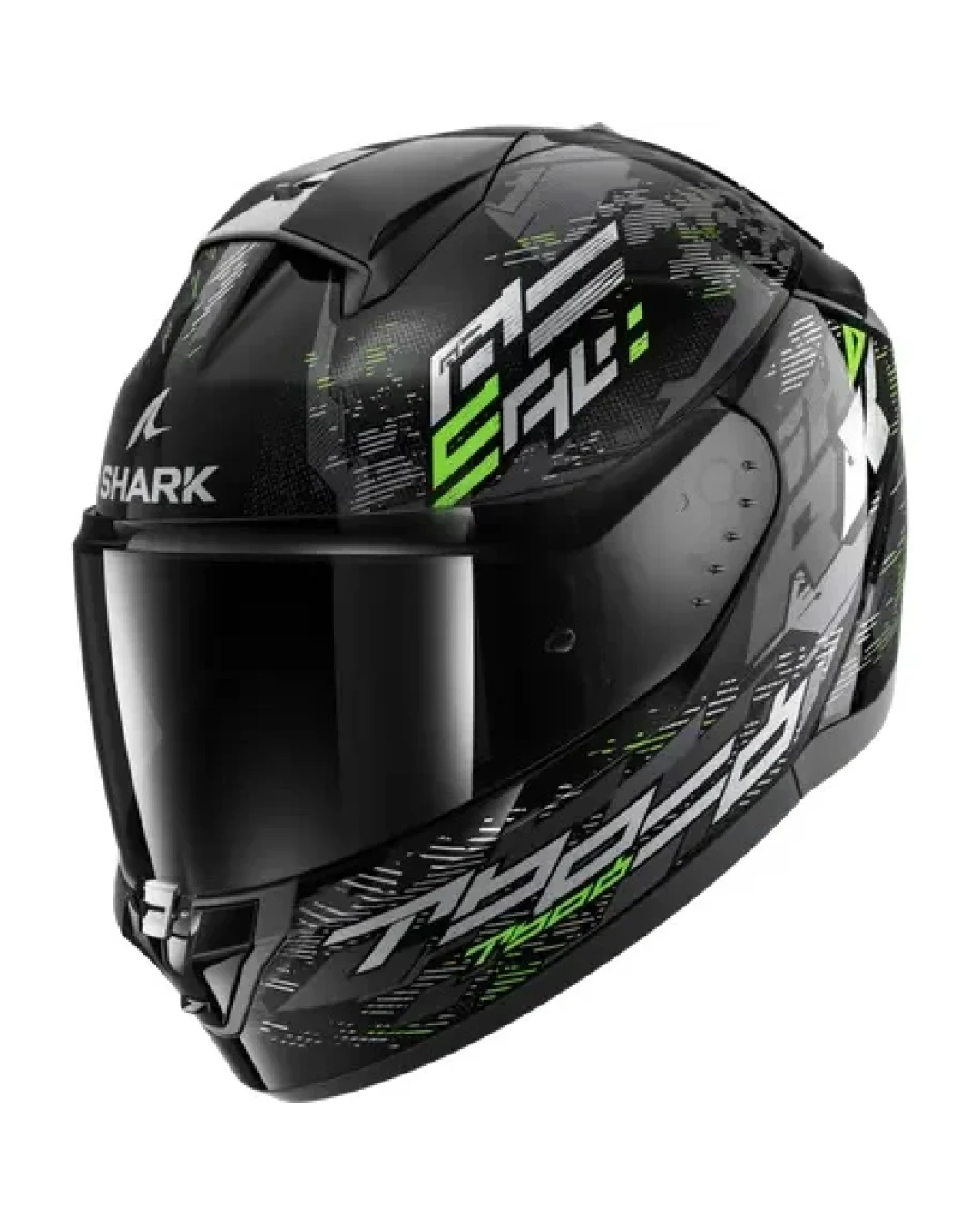 Каска SHARK RIDILL 2 MOLOKAI GLOSS BLACK/GRAY/GREEN