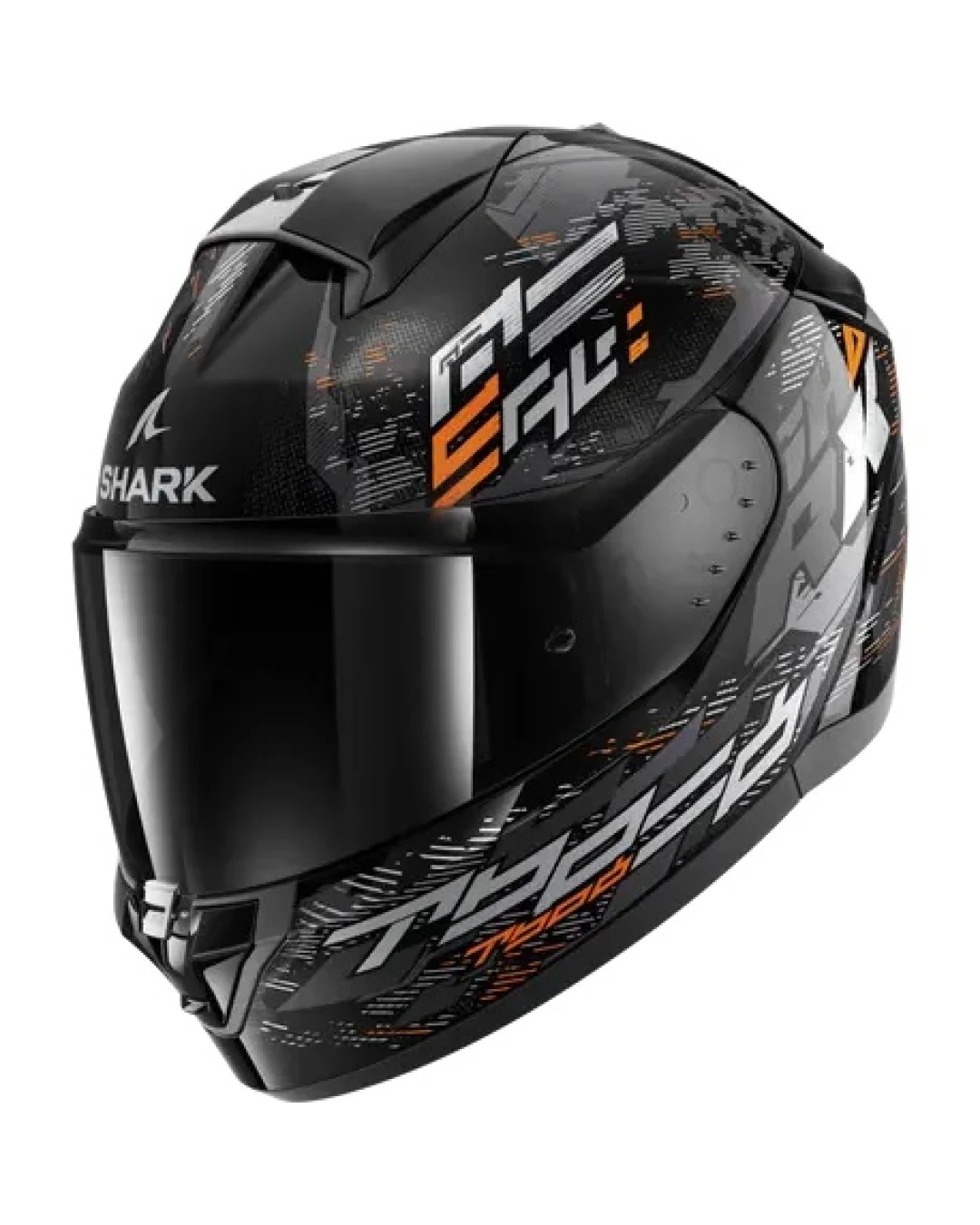 Каска SHARK RIDILL 2 MOLOKAI GLOSS BLACK/GRAY/ORANGE