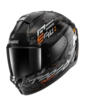 Каска SHARK RIDILL 2 MOLOKAI GLOSS BLACK/GRAY/ORANGE
